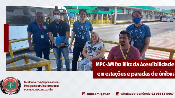 MPC-AM faz Blitz da Acessibilidade em estações e paradas de ônibus